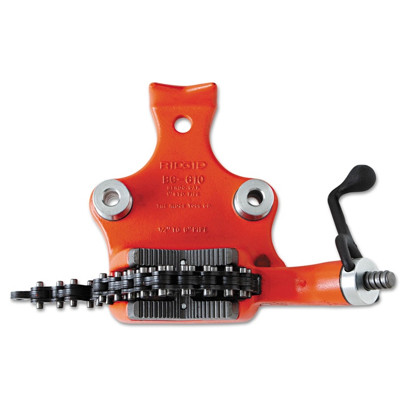 Vise, Cast Iron, Bench Chain, 6" Jaw Width, 24.5lbs