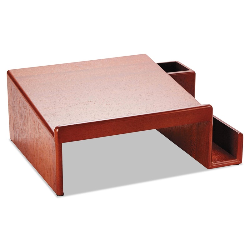 Wood Tones Phone Center Desk Stand, 12 1/8 X 10, Mahogany