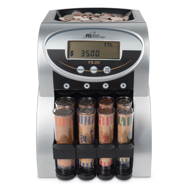 Fast Sort Fs-2d Digital Coin Sorter, Pennies Through Quarters