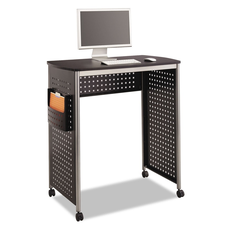 SCOOT STAND-UP WORKSTATION, 39.5W X 23.25D X 42H, BLACK