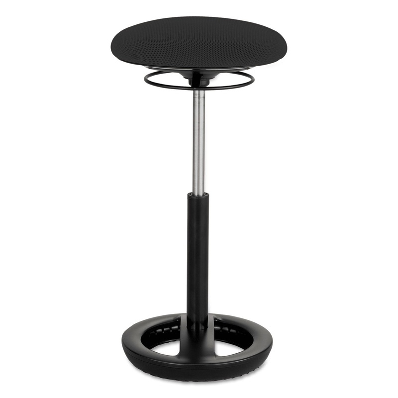 TWIXT EXTENDED-HEIGHT ERGONOMIC CHAIR, SUPPORTS UP TO 250 LBS., BLACK SEAT/BLACK BACK, BLACK BASE