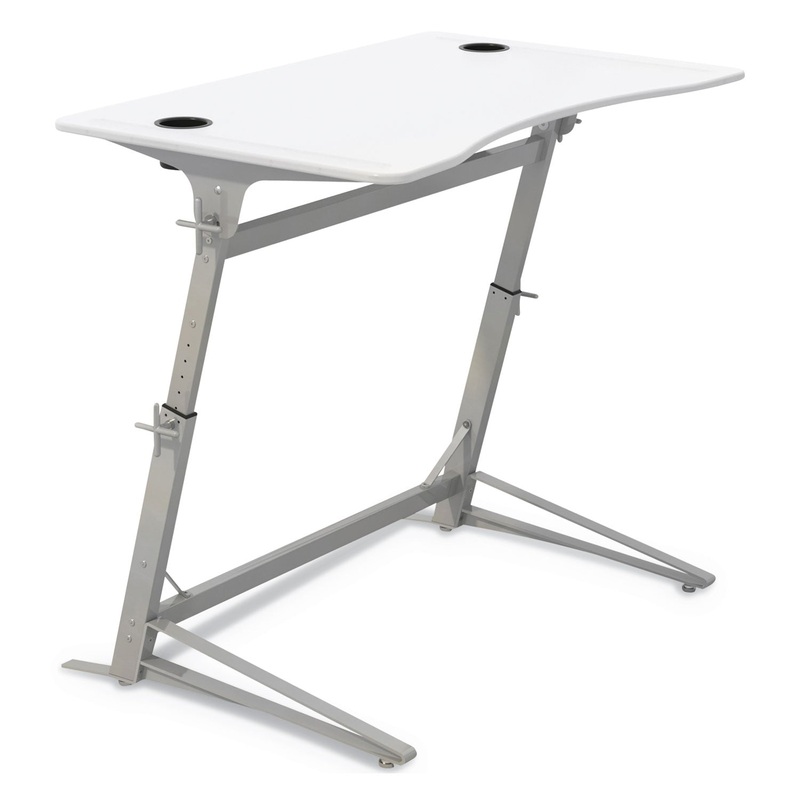 VERVE STANDING DESK, 47.25W X 31.75D X 42H, WHITE