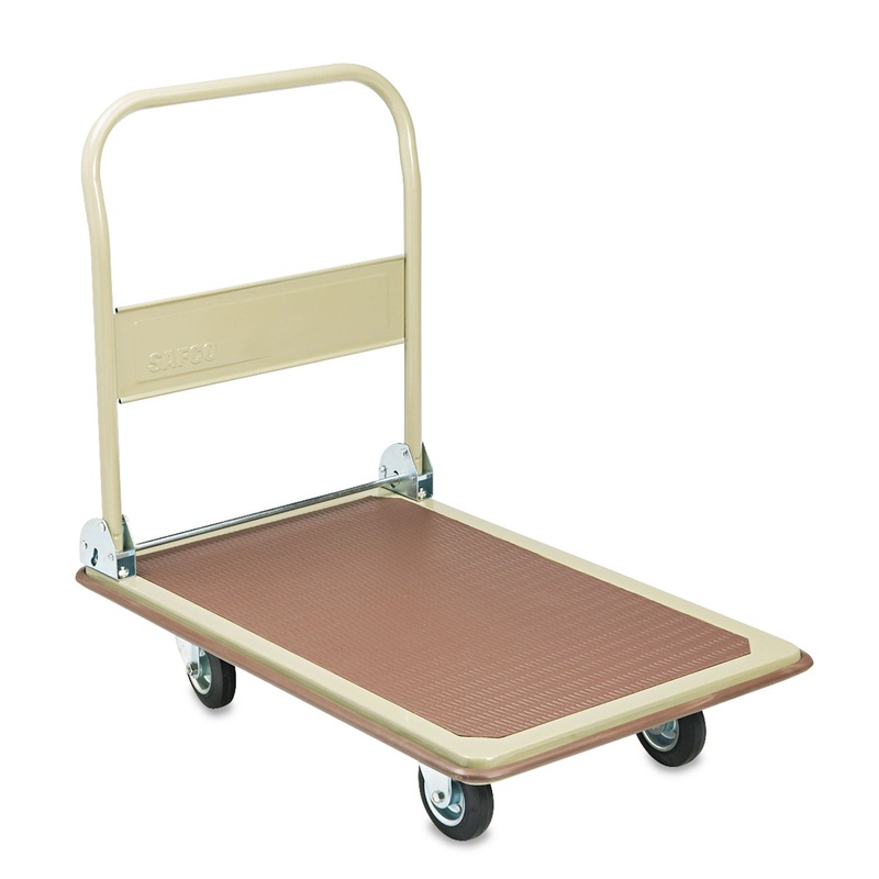 FOLDAWAY PLATFORM TRUCKS, 900 LB, 24 X 34 X 36, TROPIC SAND/BROWN