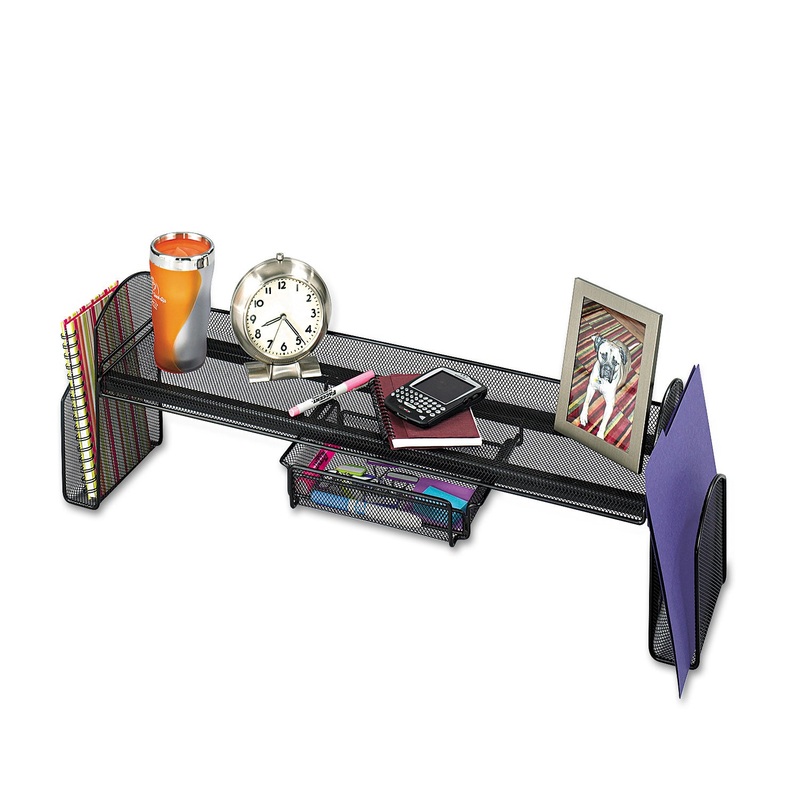 Onyx Steel Mesh Off-Surface Shelf, Pull-Out Drawer, 31 1/2 X 7 1/4 X 10