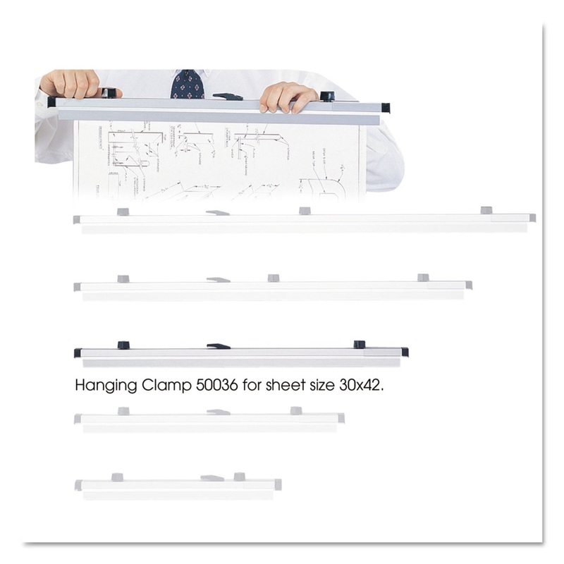 SHEET FILE HANGING CLAMPS, 100 SHEETS PER CLAMP, 31.25W, 6/CARTON