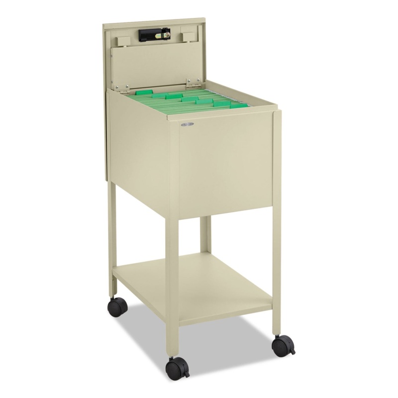 STANDARD LOCKING MOBILE TUB FILE, LETTER SIZE, 13.5W X 19.25D X 28H, PUTTY