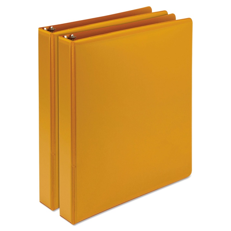 EARTH'S CHOICE BIOBASED DURABLE FASHION VIEW BINDER, 3 RINGS, 1" CAPACITY, 11 X 8.5, CORAL, 2/PACK