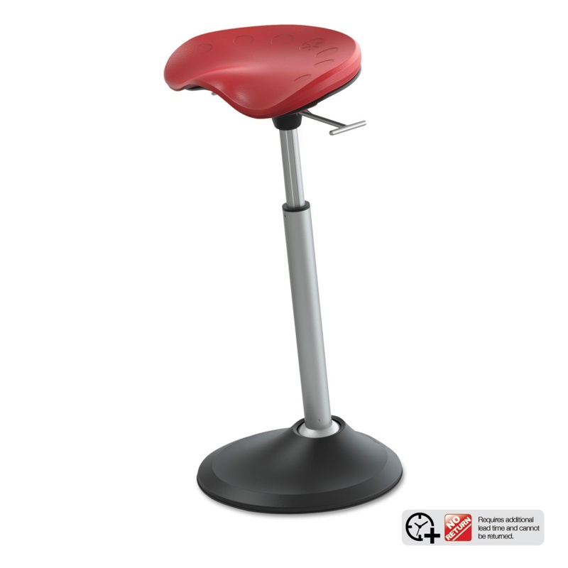 MOBIS II SEAT BY FOCAL UPRIGHT, RED SEAT, RED BACK, BLACK BASE