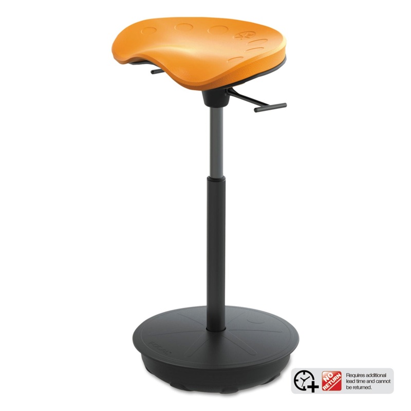 PIVOT SEAT BY FOCAL UPRIGHT, CITRUS/CITRUS, BLACK BASE