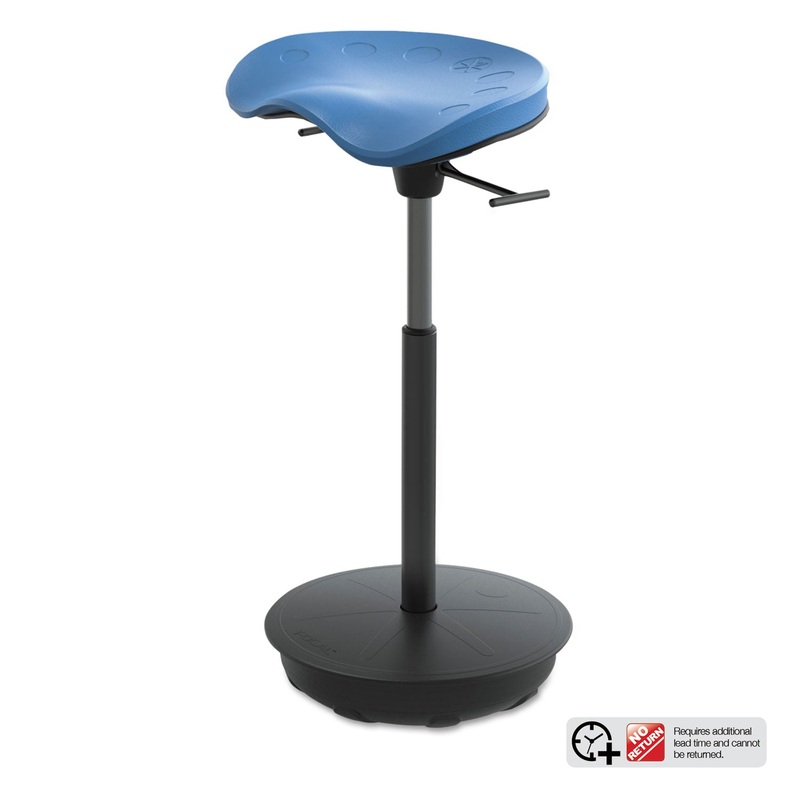 PIVOT SEAT BY FOCAL UPRIGHT, COBALT BLUE/COBALT BLUE, BLACK BASE