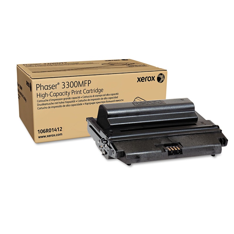 106r01412 High-Yield Toner, 8000 Page-Yield, Black