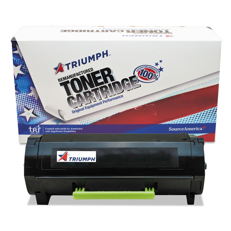 REMANUFACTURED 50F0HA0/50F1H00 (MX310) HIGH-YIELD TONER, 5000 PAGE-YIELD, BLACK