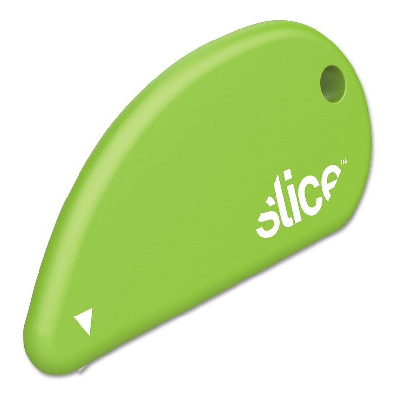SAFETY CUTTERS, FIXED, NON REPLACEABLE MICRO SAFETY BLADE, CERAMIC, GREEN