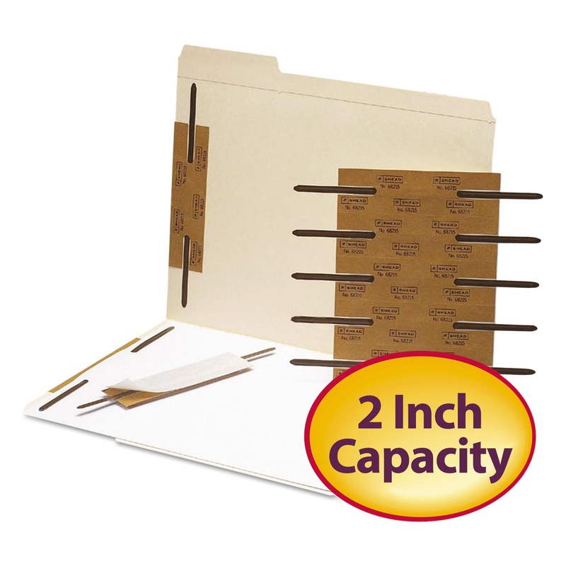 Reinforced Self-Adhesive Fasteners, 2" Capacity, Brown, 100/box