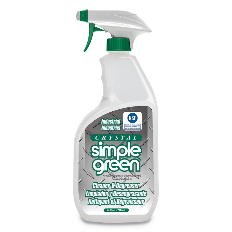 Crystal Industrial Cleaner/degreaser, 24oz Bottle, 12/carton