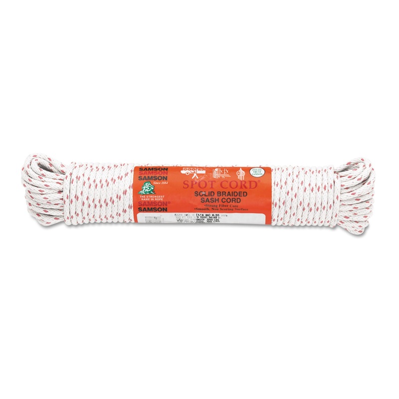 Sash Cord, 3/16" X 100ft, Cotton, Size Group 6