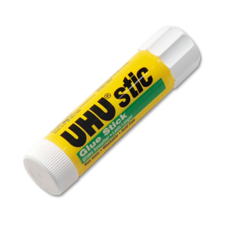 STIC PERMANENT GLUE STICK, 0.29 OZ, DRIES CLEAR