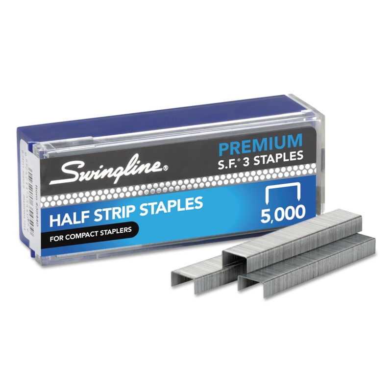 S.F. 3 PREMIUM STAPLES, 0.25" LEG, 0.5" CROWN, STEEL, 5,000/BOX