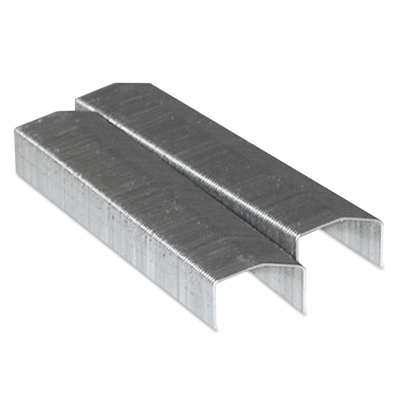 S8 ARCH CROWN STAPLES, 0.25" LEG, 0.5" CROWN, STEEL, 5,000/BOX