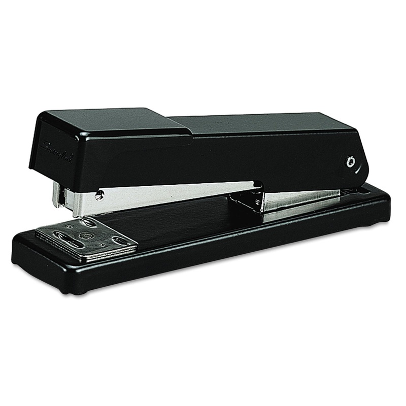 COMPACT DESK STAPLER, 20-SHEET CAPACITY, BLACK