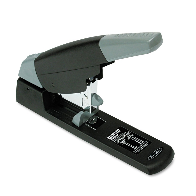 HIGH-CAPACITY HEAVY-DUTY STAPLER, 210-SHEET CAPACITY, BLACK