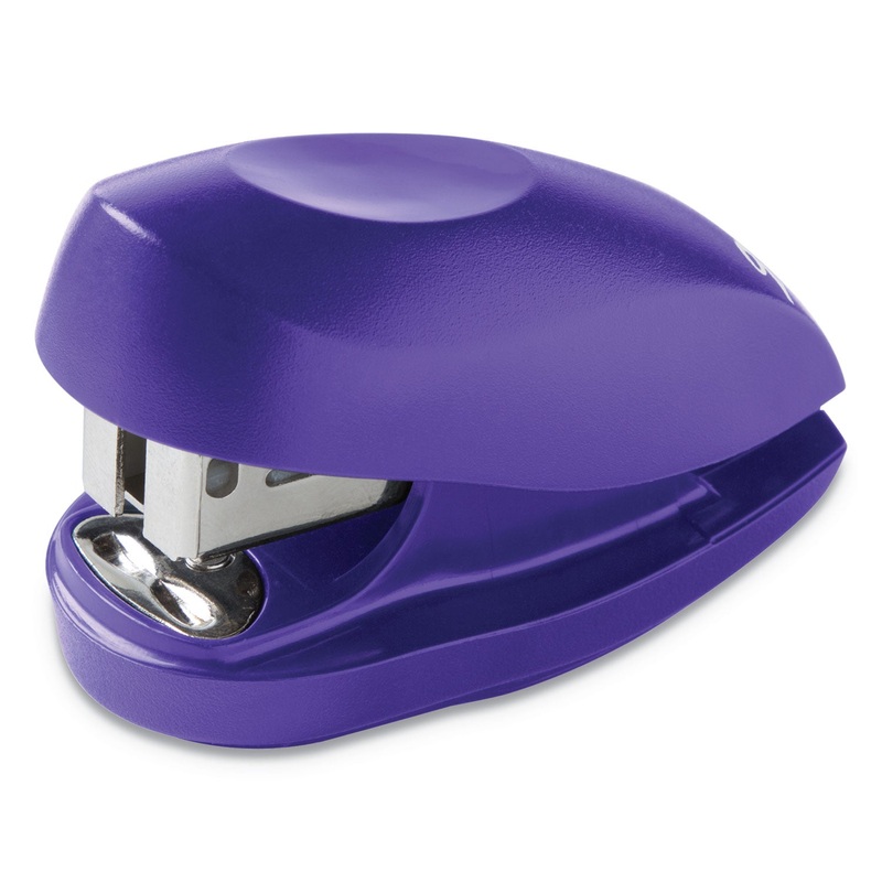 Tot Mini Stapler, 12-Sheet Capacity, Purple