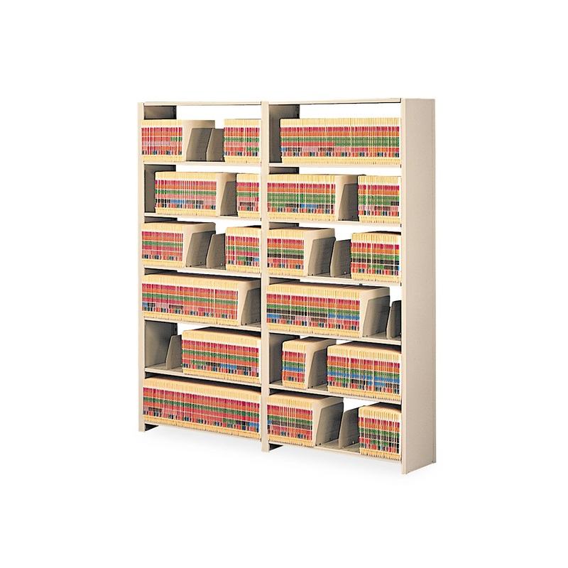 Snap-Together Seven-Shelf Closed Add-On Unit, Steel, 48w X 12d X 88h, Sand