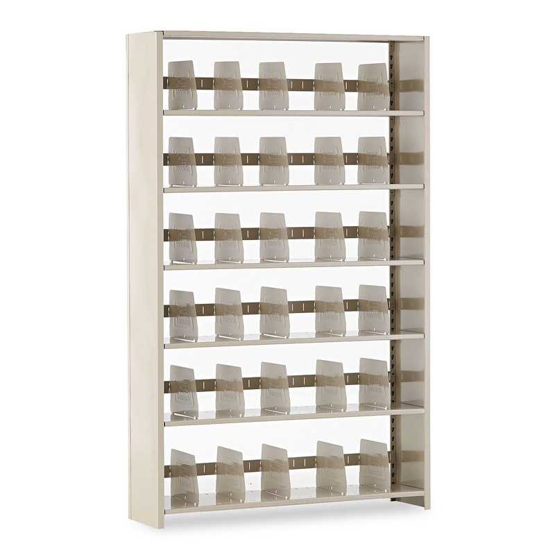 Snap-Together Steel Six-Shelf Closed Starter Set, 48w X 12d X 76h, Sand