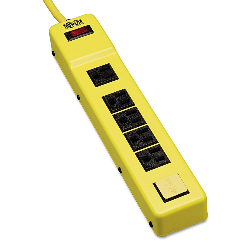 POWER IT! SAFETY POWER STRIP, 6 OUTLETS, 6 FT. CORD AND CLIP, SAFETY COVERS