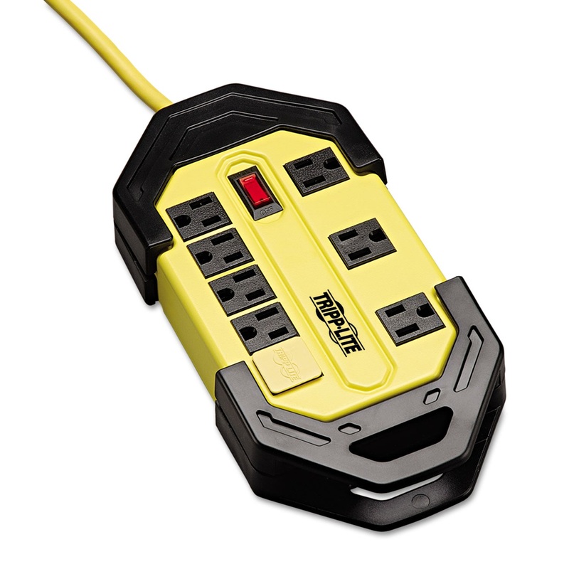 POWER IT! SAFETY POWER STRIP, 8 OUTLETS, 15 FT. CORD AND CLIP, SAFETY COVERS