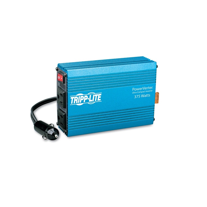 POWERVERTER ULTRA-COMPACT CAR INVERTER, 375W, 12V INPUT/120V OUTPUT, 2 OUTLETS