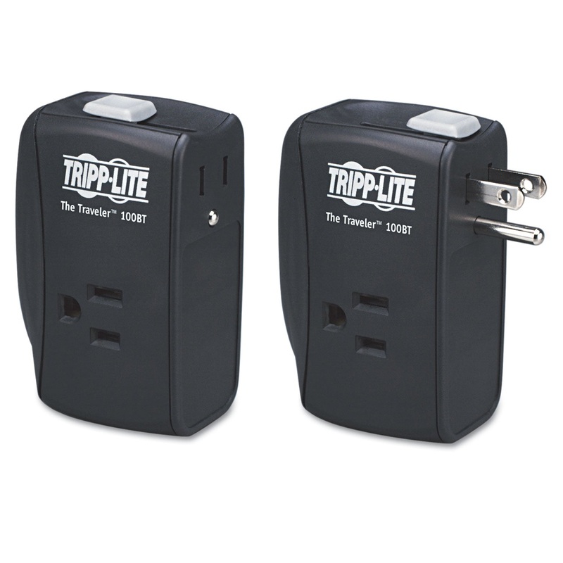 PROTECT IT! PORTABLE SURGE PROTECTOR, 2 OUTLETS, DIRECT PLUG-IN, 1050 JOULES