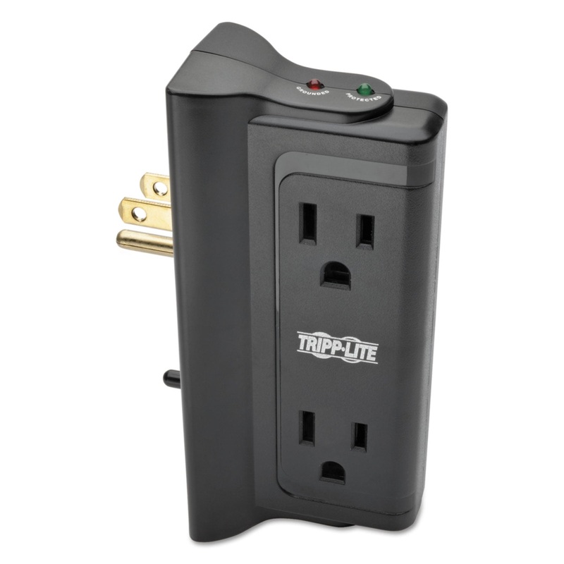 PROTECT IT! SURGE PROTECTOR, 4 SIDE-MOUNTED OUTLETS, DIRECT PLUG-IN, 720 JOULES