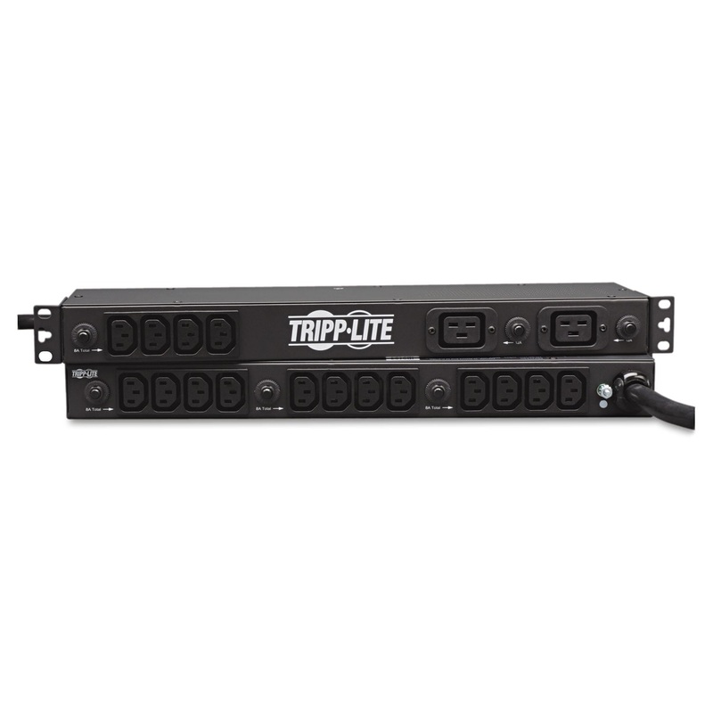 SINGLE-PHASE BASIC PDU, 20 OUTLETS, 15 FT. CORD, 1U RACK-MOUNT