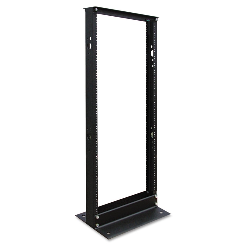 SMARTRACK 2-POST OPEN FRAME RACK, 25U, 800 LBS CAPACITY