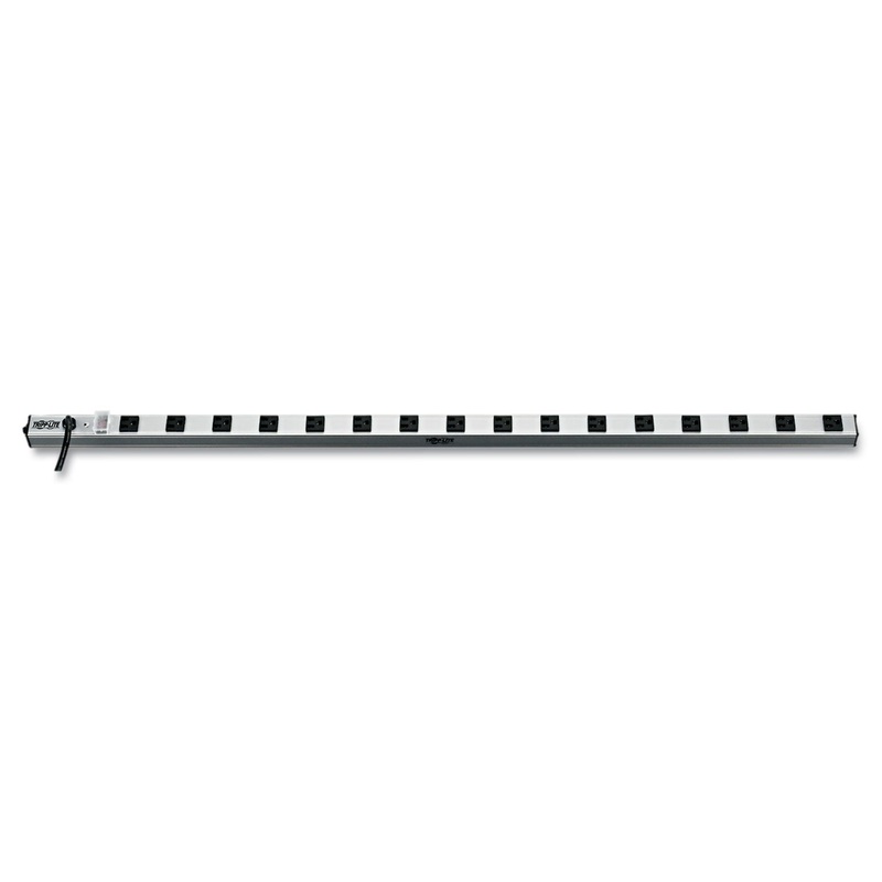 VERTICAL POWER STRIP, 16 OUTLETS, 15 FT. CORD, 48" LENGTH