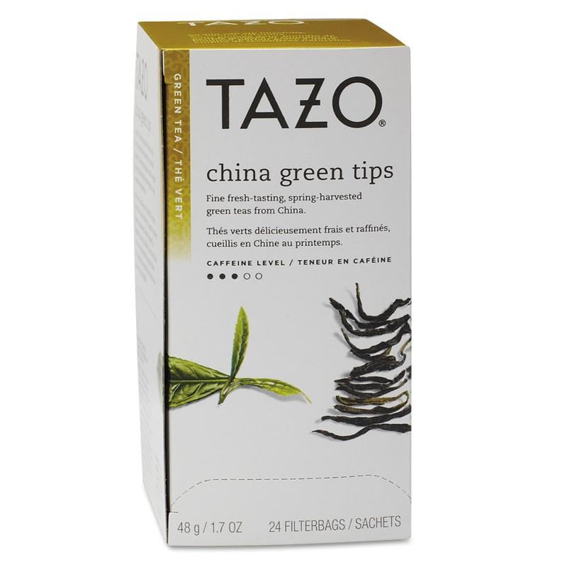 Tea Bags, China Green Tips, 24/box
