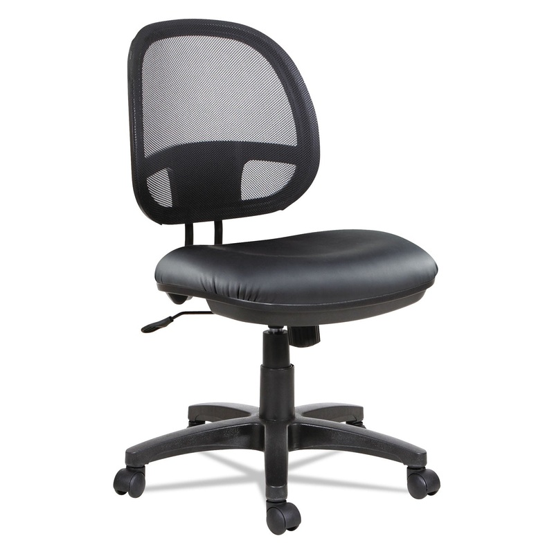 ALERA INTERVAL SERIES SWIVEL/TILT MESH CHAIR, SUPPORTS UP TO 275 LBS., BLACK SEAT/BLACK BACK, BLACK BASE