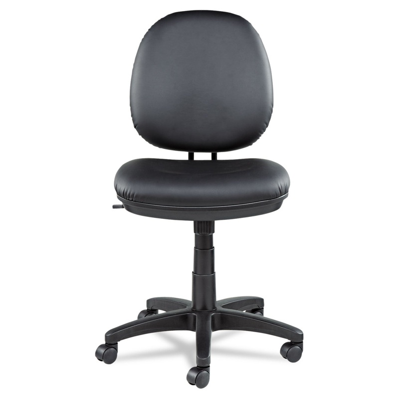 ALERA INTERVAL SERIES SWIVEL/TILT TASK CHAIR, SUPPORTS UP TO 275 LBS., BLACK SEAT/BLACK BACK, BLACK BASE