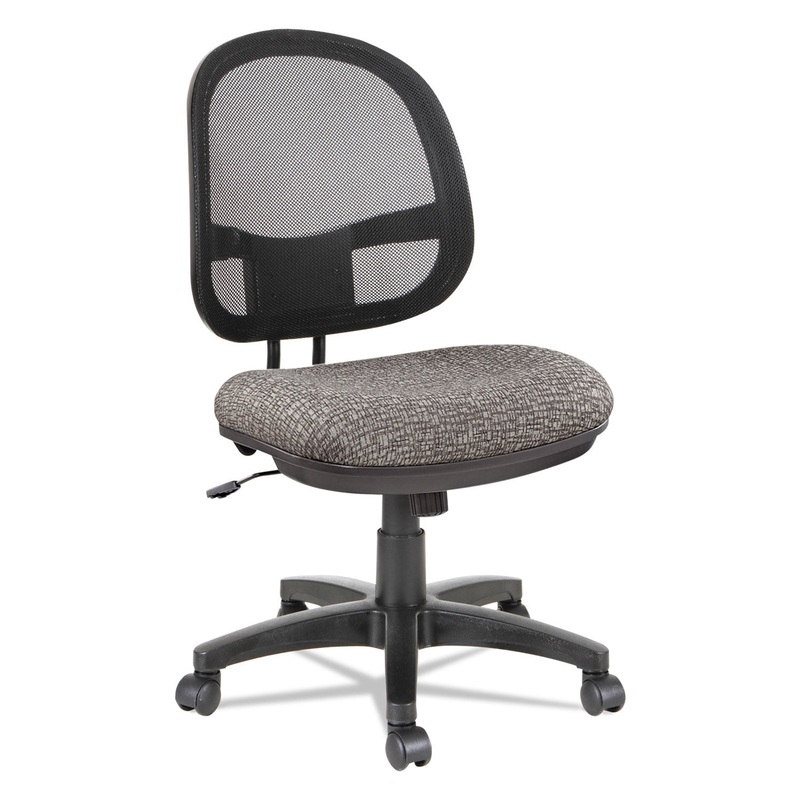 ALERA INTERVAL SERIES SWIVEL/TILT MESH CHAIR, SUPPORTS UP TO 275 LBS., GRAPHITE GRAY SEAT/GRAPHITE GRAY BACK, BLACK BASE