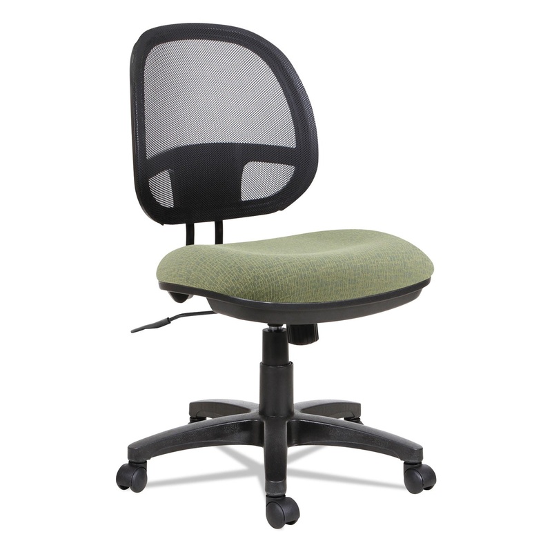 ALERA INTERVAL SERIES SWIVEL/TILT MESH CHAIR, SUPPORTS UP TO 275 LBS., PARROT GREEN SEAT/PARROT GREEN BACK, BLACK BASE