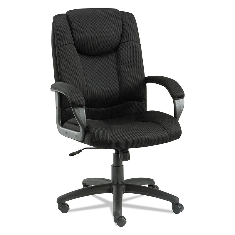 ALERA LOGAN SERIES MESH HIGH-BACK SWIVEL/TILT CHAIR, SUPPORTS UP TO 275 LBS., BLACK SEAT/BLACK BACK, BLACK BASE