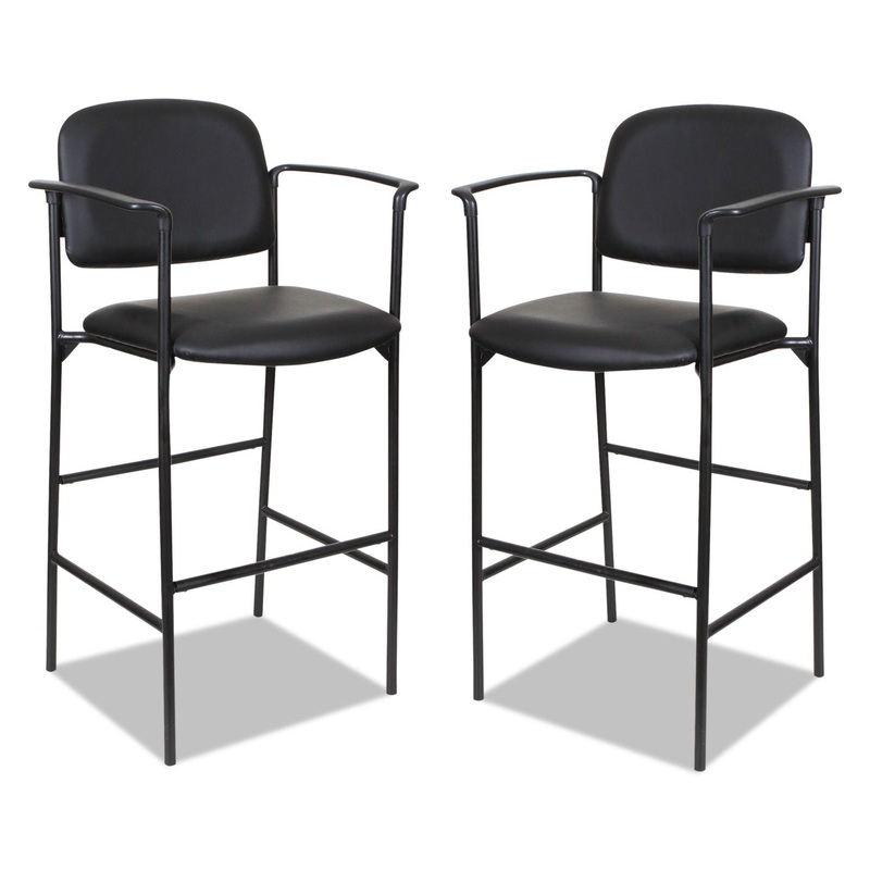 ALERA SORRENTO SERIES STOOL, SUPPORTS UP TO 300 LBS., BLACK SEAT/BLACK BACK, BLACK BASE, 2/CARTON