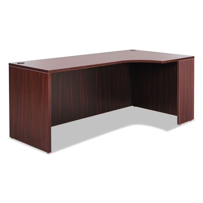 ALERA VALENCIA RIGHT CORNER CREDENZA SHELL, 70.88W X 35.38D X 29.5H, MAHOGANY