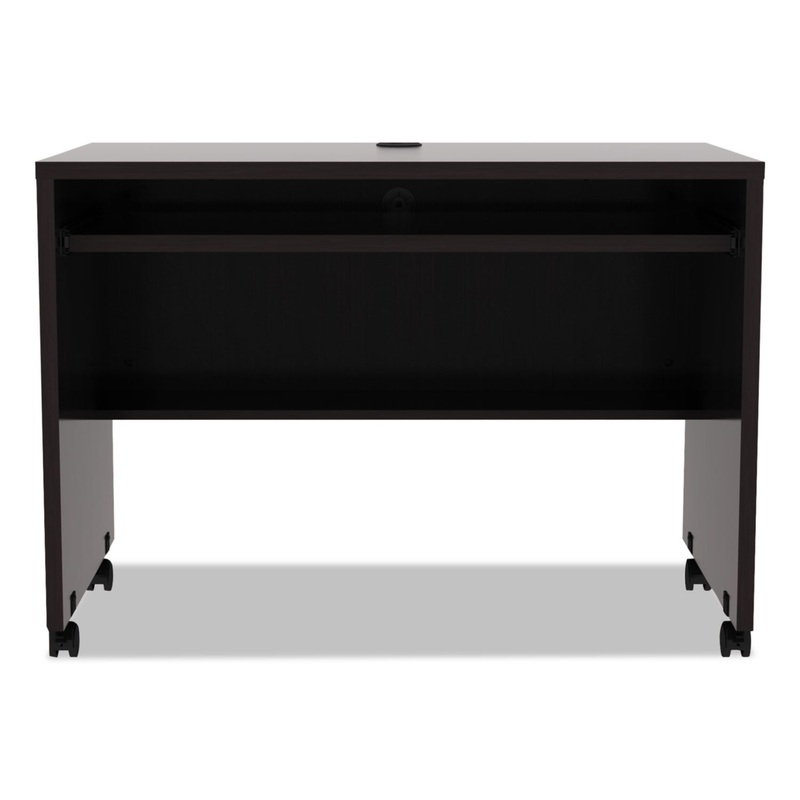 ALERA VALENCIA SERIES MOBILE WORKSTATION DESK, 41.38W X 23.63D X 30H, ESPRESSO