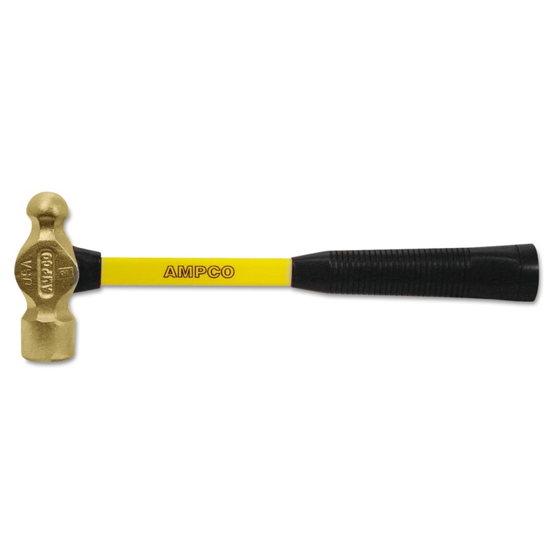 Engineers Ball Peen Hammer, 2lb, Fiberglass Handle