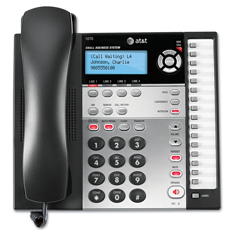 1070 Corded Four-Line Expandable Telephone, Caller Id