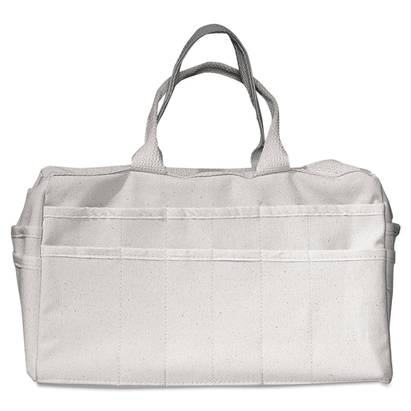 Canvas Organizer Bag, 24 Pockets, 16in